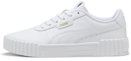 Puma Carina 3.0 - Scarpe da Ginnastica Femmina, Puma White-Puma Gold,