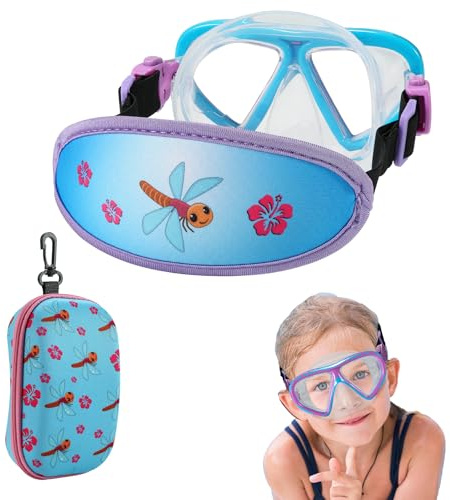 Kids Goggles Swimming 4-7,Children Diving Mask Tangle Free, UV Protection Snorkeling Goggles for Toddlers/Kids/Youth