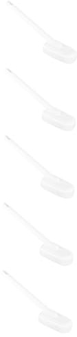 CALLARON 5pcs Toilet Brush Bathroom Cleaning Brush Material Dense Bristles Easy Cleaning Accessible