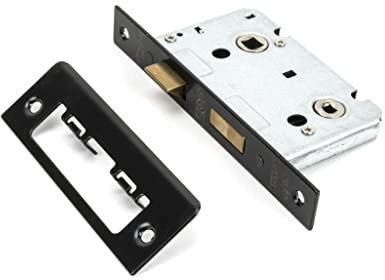 From The Anvil 91089 Black 2½ Bathroom Mortice Lock