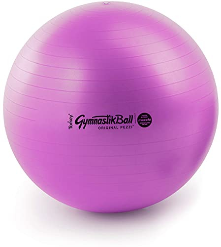 PEZZI Original Gymnastikball MAXAFE Fitnessball Sitzball Ball 42 cm violett