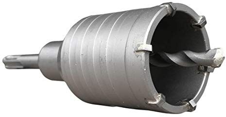 Hartmetall Hohlbohrkrone 50 mm – SDS-Bohrkrone für Beton, Mauerwerk & Stein, Schlagbohrer für Rohr- & Kabeldurchführungen
