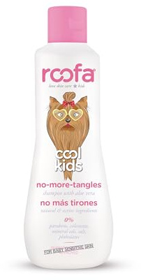 COOL Kids No More Pull Shampoo, 300 ml - Roofa Spanien - 92% naturlig med Aloe Vera och Calendula, Jordgubbsdoft
