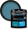 2.5L CROWN Easyclean Bathroom MID-SHEEN Emulsion Multi Surface Paint With MOULDGUARD+ That can be Used on Walls, Ceilings, Wood and Metal. Stain & Scrub Resistant Formula – Teal