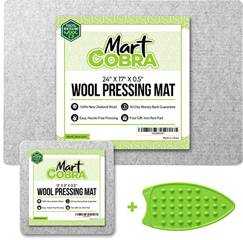 Wollpressmatte zum Quilten, Woll-Bügelmatte für Quilter, Bügelmatte für Tischplatte Bügelbrett Tischplatte, Quiltbedarf, Nähzubehör Notionen, Nähzubehör und Zubehör, Bügelunterlage