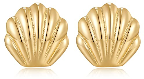 LILIE&WHITE Knoten-Ohrringe Gold & Silber – Klobige Creolen, Statement-Schmuck, Elegante Knoten-Design Ohrstecker für Damen