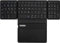 VBESTLIFE Teclado Bluetooth Plegable Inalámbrico de Tamaño Completo con Panel Táctil Grande, Triple Plegable Recargable para iOS, Android, OS X