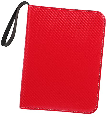 ibasenice Klarsichtkartenhalter Taschenkarten-seitenschutz Sammelkartenhüllen Kartenorganizer Karten Binder Sammelkarten Album Taschen Trading Karten Halter Protector Album