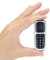 MiRUSI V2 Mini téléphone Mobile GSM débloqué Support Mirco Sim Téléphone Mobile 3 en 1 (White)