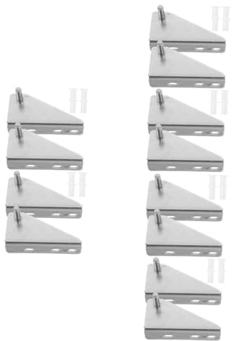 Uonlytech 12pcs Kitchen Door Hinge Stainless Steel Refrigerator Hinge Freezer Door Easy Access
