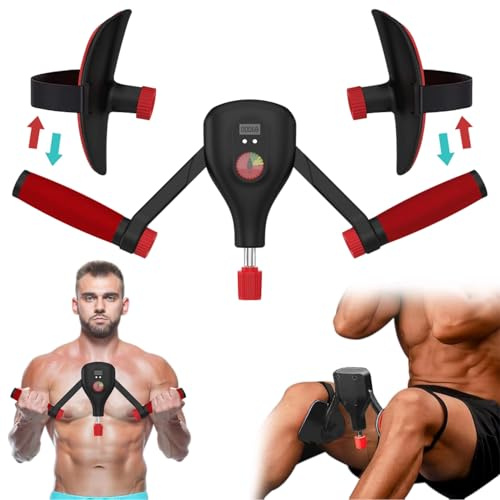 Kegel Exerciser, Kegel Pelvic Floor Trainer with Counter & Handles & Leg Straps, 360° Adjustable Thigh Muscle Exerciser Pelvic Floor Trainer for Men Women