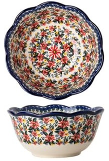 Vaisselle en céramique polonaise, ensemble de vaisselle créative à la maison – Saladier de 15,2 cm