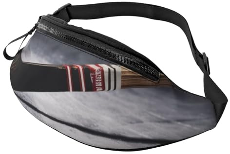 Bauchtasche für Hockeyschläger für Herren und Damen, modisch, zum Laufen, wasserdicht, Crossbody-Tasche mit verstellbarem Riemen, Sport-Hüfttasche für Reisen