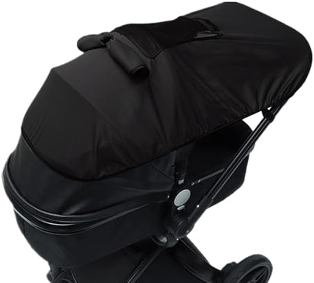Protección solar para cochecito de bebé, protección contra la lluvia para cochecito, protección UV con fijación para viajes, pícnic, camping, paseos al aire libre