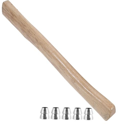 Hemobllo Impugnatura in Legno Di Ricambio Per Manico Con Cunei Per Sostituzione Del Manico e Lavori Di Rinforzo Degli Utensili