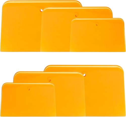 Spreader per carrozzeria automobilistica, 6 pezzi, per l'applicazione di stucco, smalti, fughe e vernici, fai da te, artigianato, carrozzeria, spatola per carrozzeria, spargitore