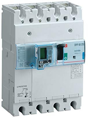 Legrand 420731 Disjoncteur de branchement version Enedis DPX³250AB, différentiel 130A, 4P