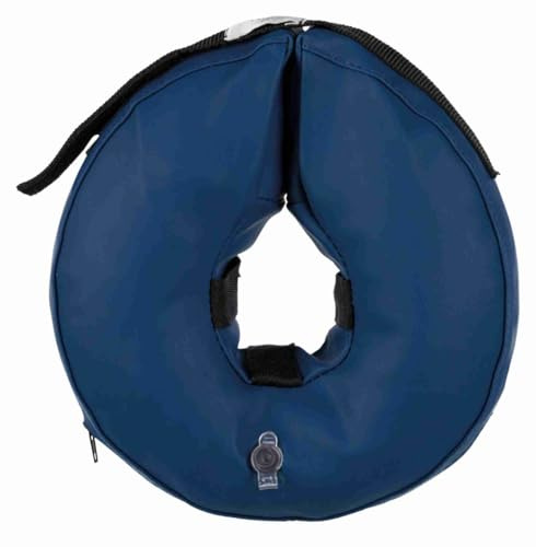 Trixie 19541 Schutzkragen, aufblasbar, XS: 20–24 cm/8 cm, blau