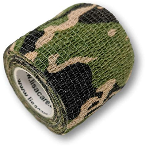 LisaCare, cohesive bandage, fixation bandage, self-adhesive, elastic, 5 cm wide, for human and animals, for sport riding