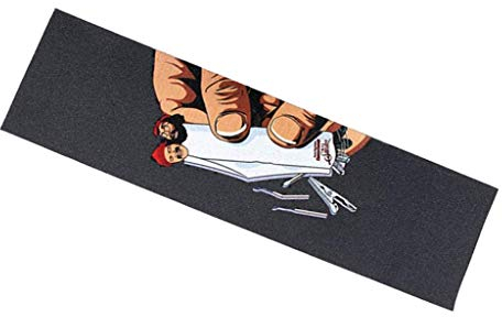 SGerste Skateboard Grip Tape Sheet Longboard Griptape Scooter Grip Tape Cruiser Sandpaper 83x24cm (B)