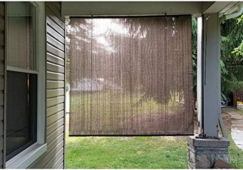 QAF Zaun Sichtschutz Staketenzaun für Balkon Garten Pergola Cover Atmungsaktive UV-Block-Isolierung mit klebrigem Haken für Außenhof Patio Shutters Shade Cloth 210515