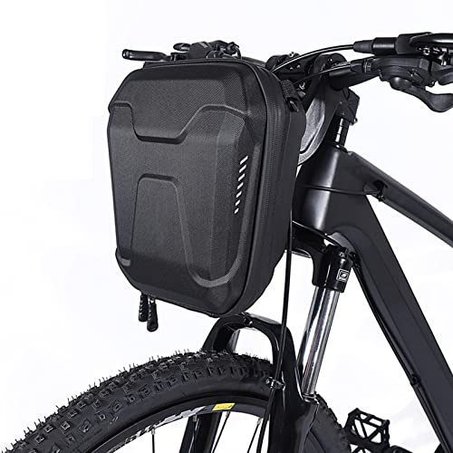 WHYUNM26 3L Große Fahrrad-Vorderrad-Lenkertaschen MTB-Rennradkoffer Fahrradtasche mit Reflexstreifen und Schultergurt