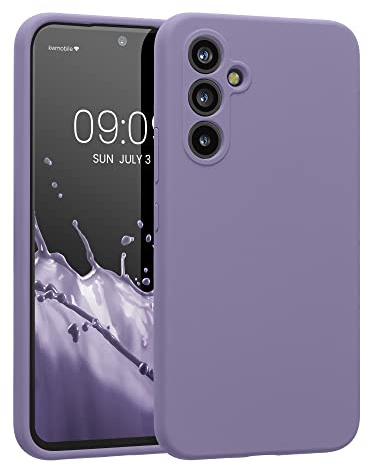 kwmobile Hülle kompatibel mit Samsung Galaxy A54 5G - Hülle Silikon gummiert - Handyhülle - Handy Case in Veilchen Lila
