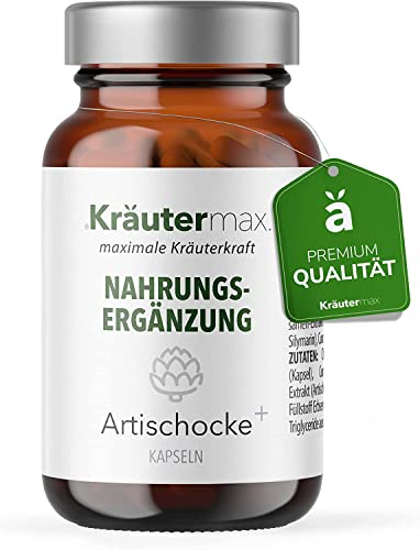 Artischocken Kapseln | Artischockenextrakt Hochdosiert mit Mariendistel, Cholin und Curcuma Extrakt | Artischocken Kapseln Hochdosiert und Vegan | Artischocken Extrakt | 3 x 60 Stück