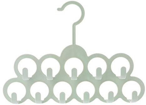 MONOJLY Scarf Hanger 11Holes Clothes Tie Belt Shawl Scarf Hanger Display Holder Closet Organizer Hook