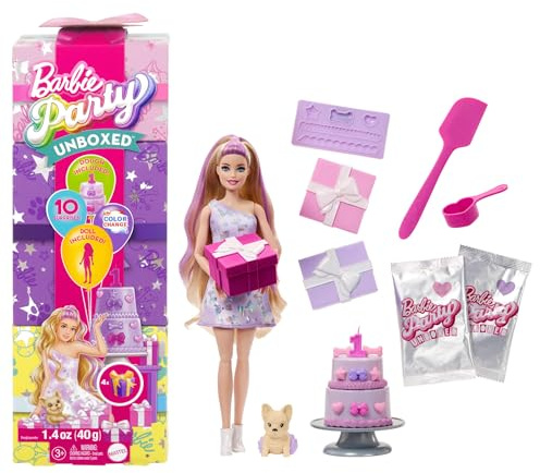 Barbie party unboxed 10 sorpresas