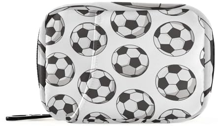 Modern sport fotboll medicinsk väska med avtagbara fack bärbar pillerorganiserare 2 gånger om dagen för handväska