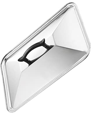Mikinona Tapa Cuadrada De Acero Inoxidable Para Sartenes Tapa Para Ollas Utensilio De Cocina Para Uso Fogones