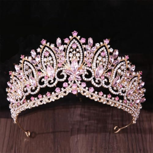 Women Rhinestone Bridal Tiaras Crown Prom Diadem Wedding Hair Accessories Hair Accessories Headpiece