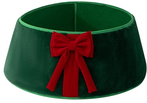Weihnachtsbaum Kragen,Plüsch Weihnachtsbaum Verbeugung Decke christbaumdecke Zusammenklappbar Weihnachtsbaum Korb Christmas Tree Skirt für Partys Weihnachtsbaumschmuck (B,40x60x20cm)