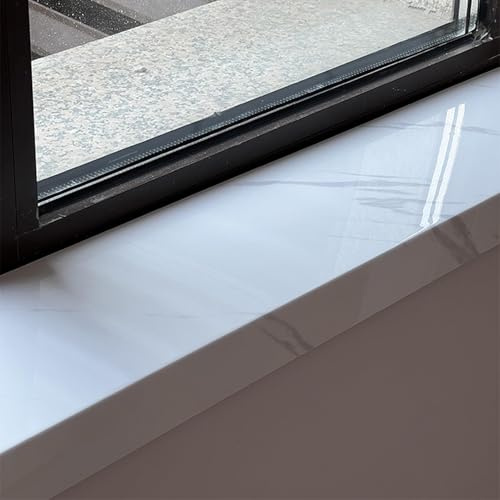 Rivestimento for davanzale in finta piastrella, resistente all'umidità, piastra di protezione for bordi for balcone/bagno/cucina(180x25cm/70.9x9.8in)