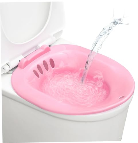 Sitz Bath Bidet portatile Sedile WC Bidet portatile per attacco WC Adatto a per ferite postpartum, emorroidi, cura perineale Stile 1..