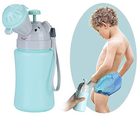 Kinder Urinal Notfall Töpfchen Urinflasche Tragbar Kindertoilette Reisen Mobile Toilette Auto Pee Flasche Baby Junge Mädchen WC Pissoir Nottoilette Urinierwerkzeug für Unterwegs Camping