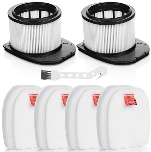 Sansoak Replacement Filter IZ400 IZ420 for Shark Stratos DuoClean Cordless Stick Vacuum Cleaner IZ400UK IZ400UKT IZ420UK IZ420UKTI, Z402UKTSB, 2 Hepa Post Motor and 4 Foam & 4 Felt Filters