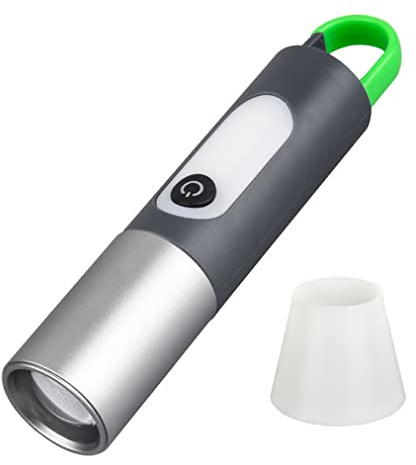 CHENRI LED Rechargeable Tactical Flashlight 80000 High Lumens, Aluminium Taschenlampe Extrem Hell, 4 Modi LED Taschenlampe mit Karabinerhaken, Zoombares Wasserdicht Taschenlampen für Camping, Outdoor