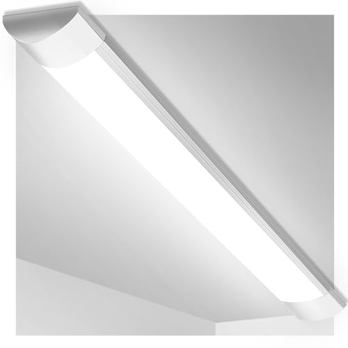 wowspeed Feuchtraumleuchte Led 60cm, 20W 2400LM Kellerlampe 4000K Neutralweiß LED Röhre 130° Abstrahlwinkel LED Feuchtraumleuchte für Badzimmer Wohnzimmer Küche Garage Büro