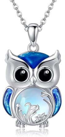 ONEFINITY Panda/Meeresschildkröte/Katze/Eule/Pferd/Waschbär/Fuchs Halskette Tier Anhänger Niedliche Tier Schmuck Geschenke für Frauen