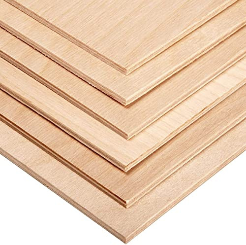 AtHaus® Contreplaqué 3mm - Panneaux multiplis - Feuilles de bois - Panneaux en bois - Contreplaqué bouleau - Découpes au choix: 80x80 cm
