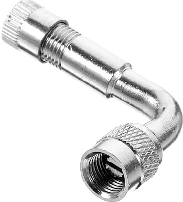 PartyKindom 2stücke Ventilverlängerung Adapter Für Auto Und Roller Universeller Extension Für Einfache Installation Und Hervorragende Dichtheit Silber