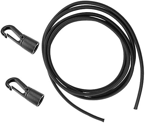 Lurrose Shock Cord Anchor for Tent Pole Elastic Rope and Buckle Bungee Hooks for Kayak Heavy Duty Rope for Boat Bungee Cord Hook Kit Boat Kit Anchors for Outdoor Activities