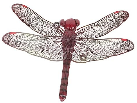 Holibanna Metal Dragonfly Wall Art Garden Decor Creative Indoor Outdoor Decorations Unique Iron Art for Home Patio Ecstatic Nature-inspired Ambiance
