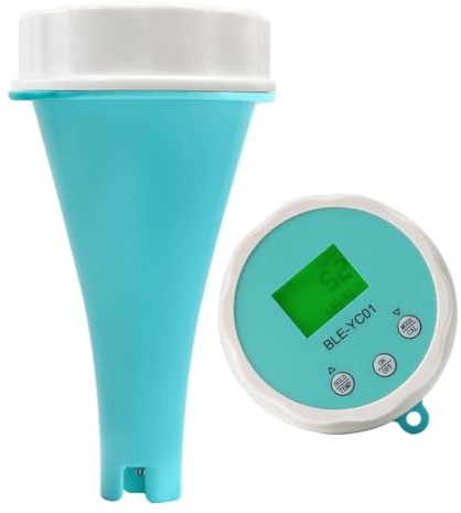 Probador digital de calidad de agua 6 en 1, PH/ORP/CL/sólidos disueltos totales/conductividad/temperatura probador impermeable para piscina, spa, etc