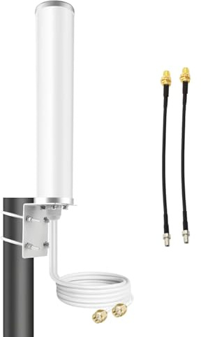 4G LTE 5G Wide Band SMA/TS9 Connector MIMO Antenna for Netgear Nighthawk M5 M6 M6 Pro M7 Pro Boosts Performance of 4G/5G Verizon AT&T T-Mobile Gateway Modem Routers Hotspot RV Home Internet, Slinkdsco