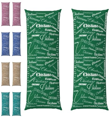 Custom Long Body Pillow Cover 20x54, Two-Sides Printed Throw Pillowcase | Personalized Lumbar Pillow Case with Name, Personalized Gifts for Christmas Birthday (No Pillow Insert)
