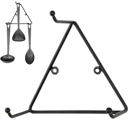 Portavasos de pared | Portavasos moderno de hierro para pared | Organizador triangular para tazas de café | Para, el comedor, el café, el dormitorio, el apartamento, las