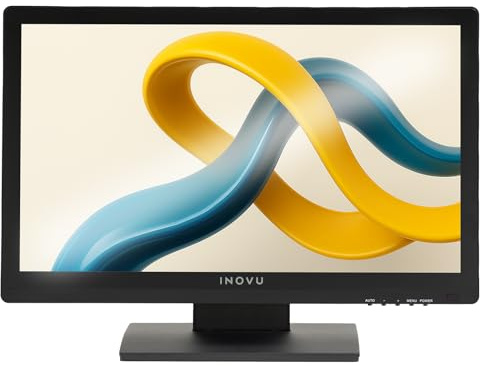 INOVU Écran Tactile T238 – 23,8'' IPS Full HD, 100 Hz, HDMI/DisplayPort, inclinable 90°, Haut-parleurs intégrés – bureautique